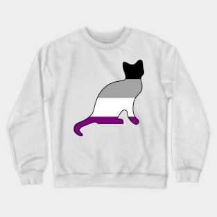 Asexual Kitty Crewneck Sweatshirt